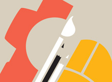 QCA student exhibition poster